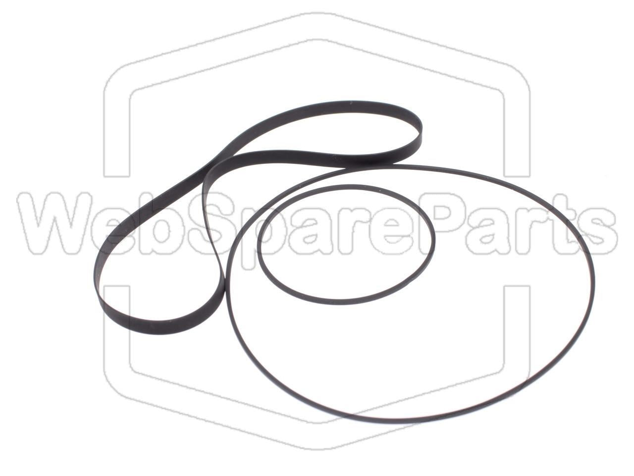 Hihnasarja kasettidekin hihnavetovaraosa Akai GX-C715D