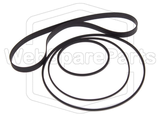 Hihnasarja kasettidekin hihnavetovaraosa Kenwood KX-600