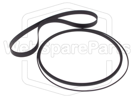 Hihnasarja kasettidekin hihnavetovaraosa Teac V-3RX