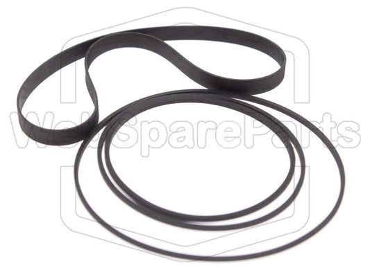 Hihnasarja kasettidekin hihnavetovaraosa Dual C-806