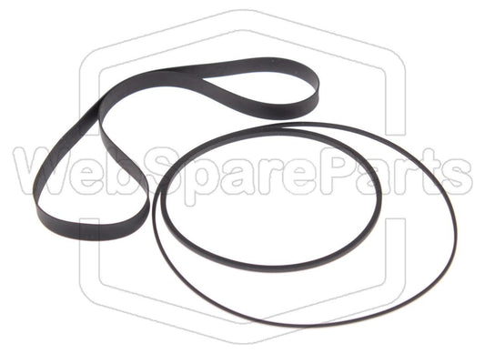 Hihnasarja kasettidekin hihnavetovaraosa Kenwood KX-550