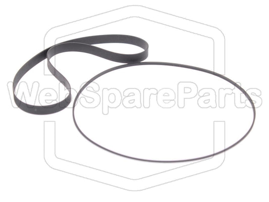 Hihnasarja kasettidekin hihnavetovaraosa Grundig CF-7000