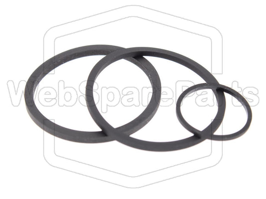 Hihnasarja CD‑soittimen levyaseman mekaniikkaan Yamaha CDC-905