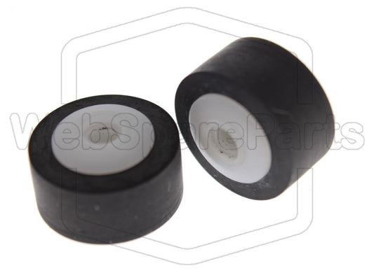 Paininrullien kumit kaksoiskasettidekki Technics RS-T10
