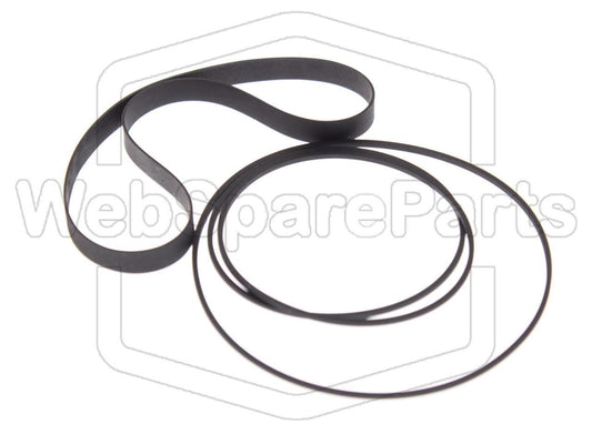 Hihnasarja kasettidekin hihnavetovaraosa Kenwood KX-830