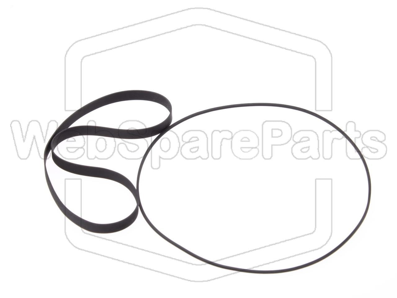 Hihnasarja kasettidekin hihnavetovaraosa Akai GX-C760D