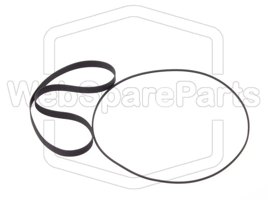 Hihnasarja kasettidekin hihnavetovaraosa Akai GX-C760D