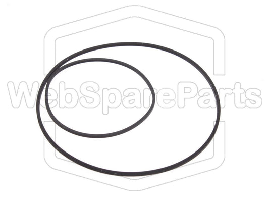 Hihnasarja kasettidekin hihnavetovaraosa Akai GX-F90