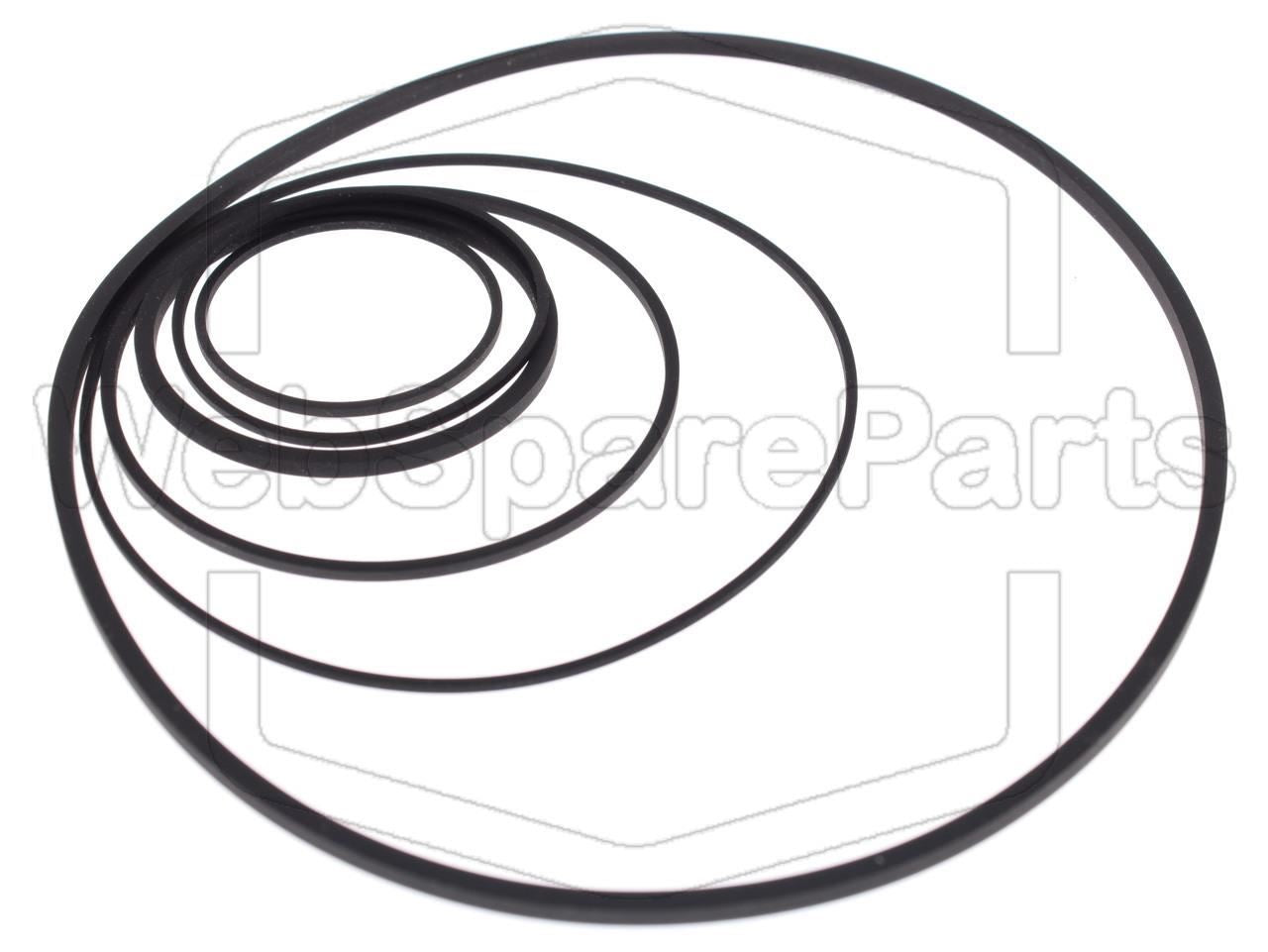 Hihnasarja ja varaosat videonauhurin korjaukseen Panasonic NV-7200