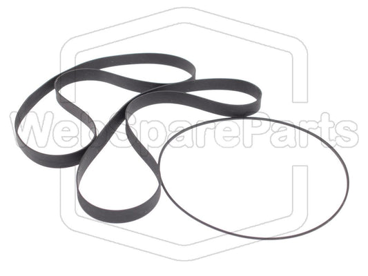 Varaosahihnasarja kaksoiskasettidekin Sony TC-W7R