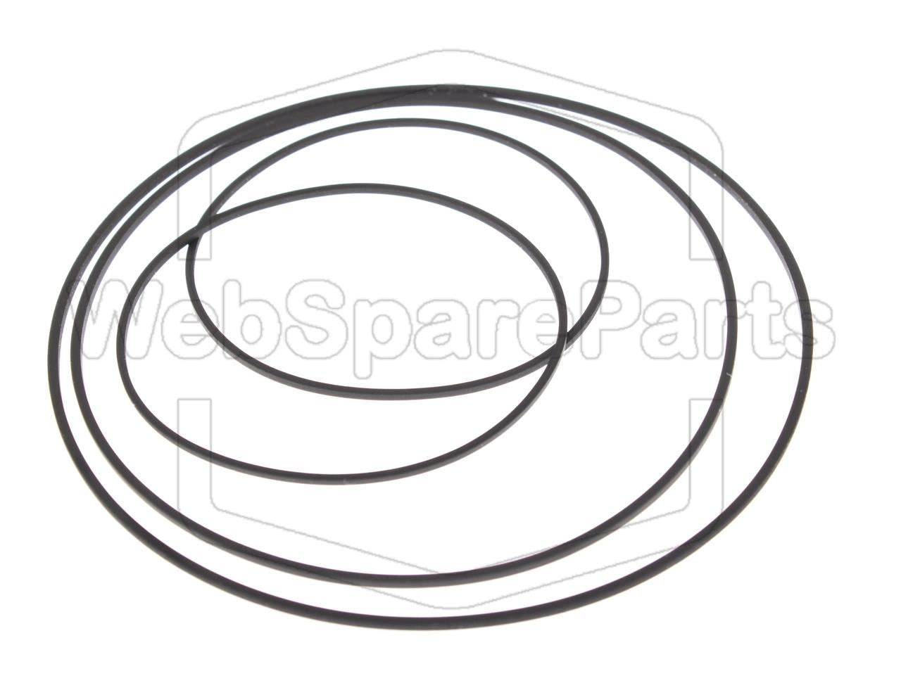 Varaosahihnasarja kaksoiskasettidekin Philips FW56