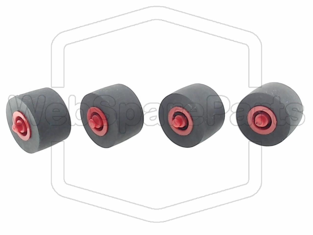 Paininrullien kumit kaksoiskasettidekki Sony HCD-ZX50MD