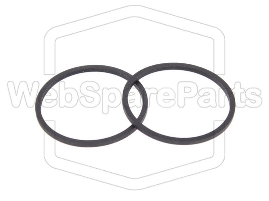 Hihnasarja CD‑soittimen levyaseman mekaniikkaan Teac VRDS-25