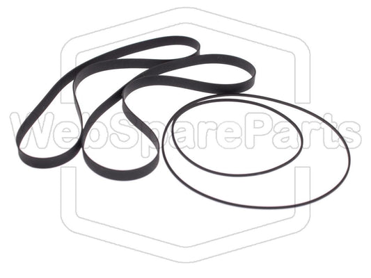 Hihnasarja kasettidekin hihnavetovaraosa Aiwa FX-W50