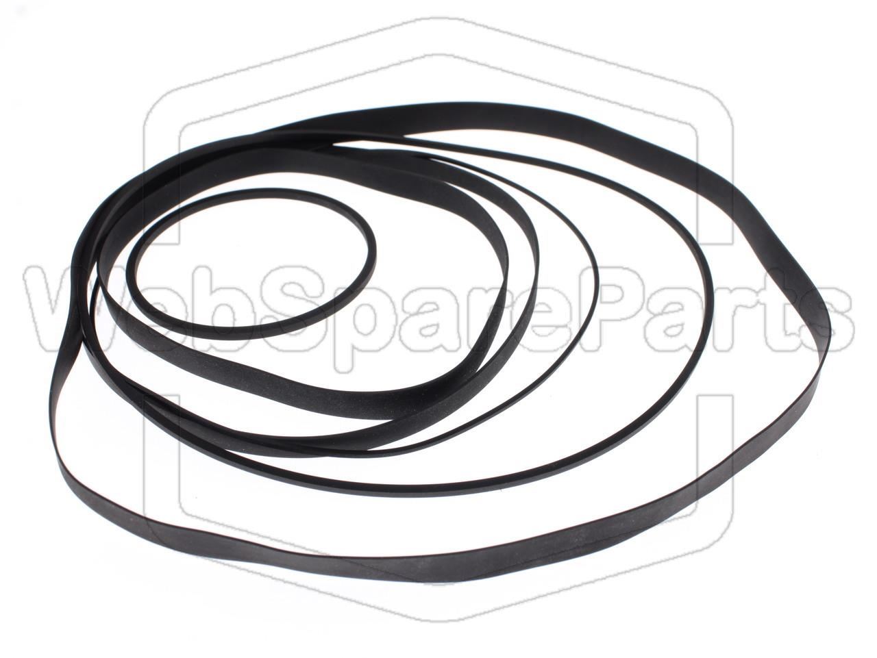 Hihnasarja ja varaosat videonauhurin korjaukseen Sony SL-8000E Betamax