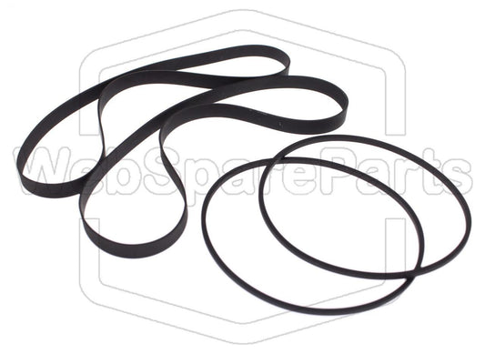 Varaosahihnasarja kaksoiskasettidekin Pioneer CT-W801R