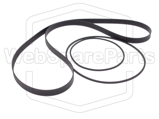 Hihnasarja kasettidekin hihnavetovaraosa Dual C-818