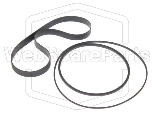 Hihnasarja kasettidekin hihnavetovaraosa Akai HX-1