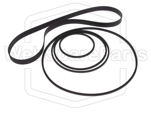 Hihnasarja kasettidekin hihnavetovaraosa Kenwood KX-50