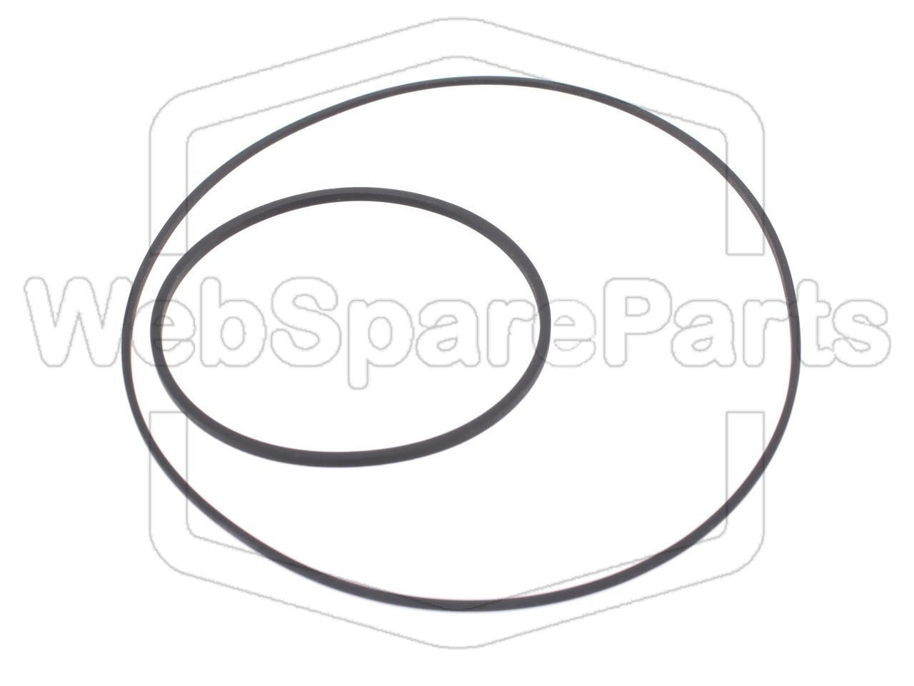 Hihnasarja kasettidekin hihnavetovaraosa Grundig CN-710