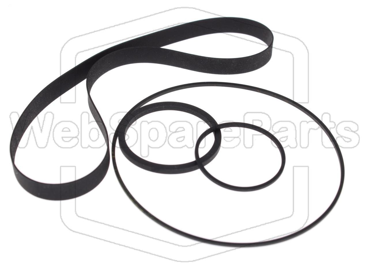 Hihnasarja ja varaosat videonauhurin korjaukseen Sharp VC-3300