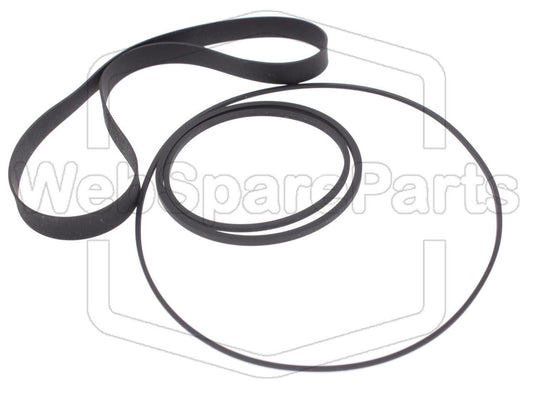 Hihnasarja kasettidekin hihnavetovaraosa Nakamichi 682 ZX