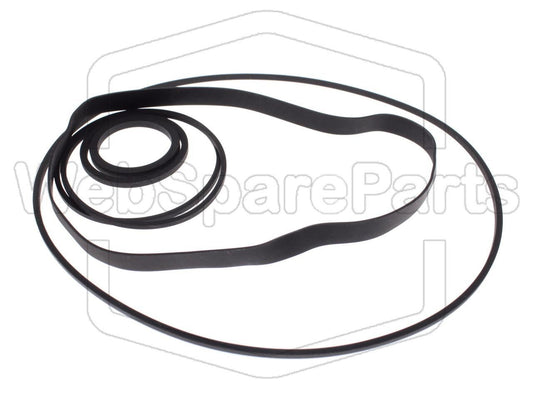 Hihnasarja ja varaosat videonauhurin korjaukseen Hitachi VT-135