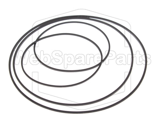 Varaosahihnasarja kaksoiskasettidekin Pioneer XR-P970F