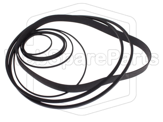 Hihnasarja ja varaosat videonauhurin korjaukseen Palladium 837/946