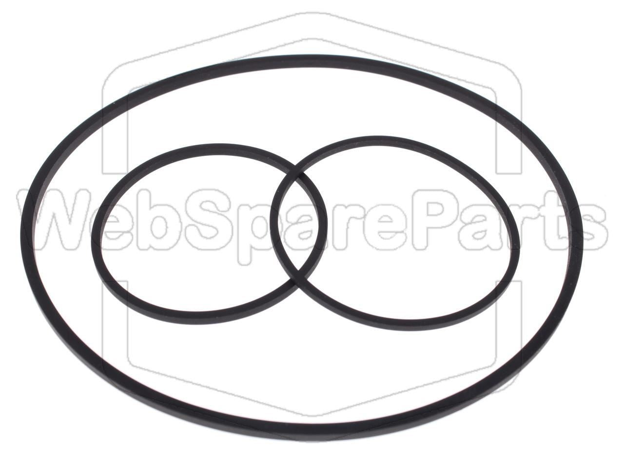 Hihnasarja ja varaosat videonauhurin korjaukseen Sanyo VHR-1500