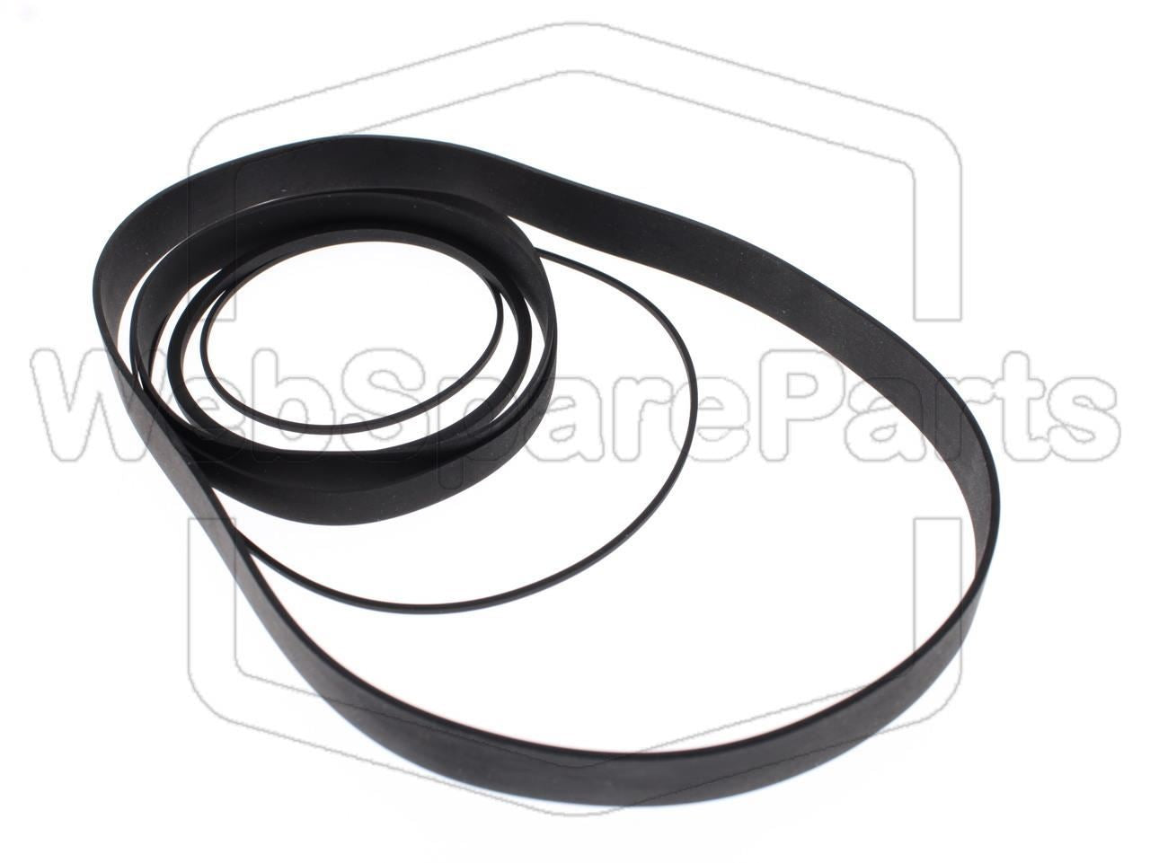 Hihnasarja ja varaosat videonauhurin korjaukseen Akai VS-9700