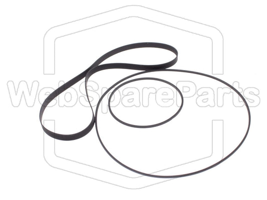 Hihnasarja kasettidekin hihnavetovaraosa Akai GX-F80