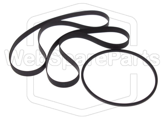 Hihnasarja kasettidekin hihnavetovaraosa Sansui D-95WR