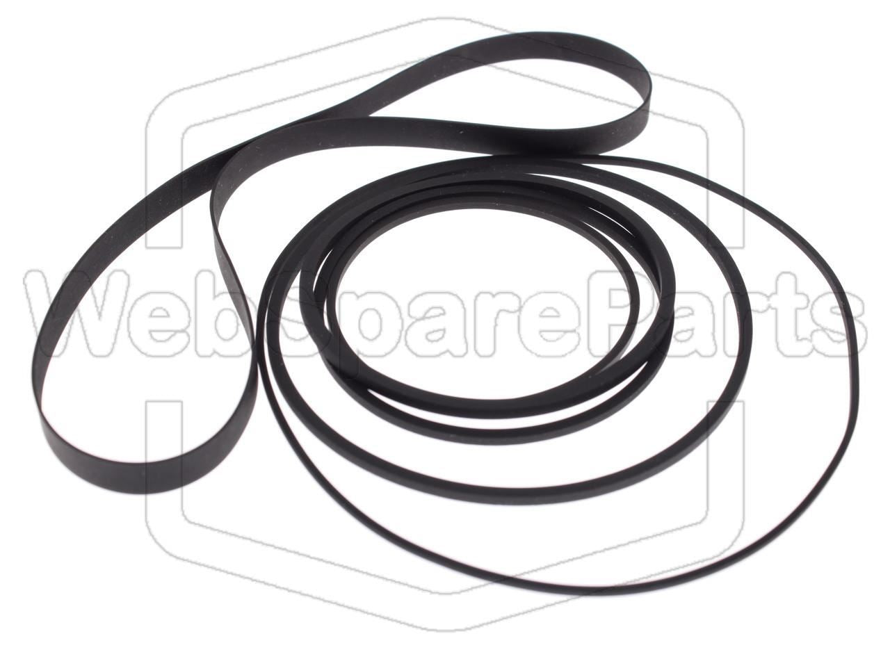 Hihnasarja ja varaosat videonauhurin korjaukseen Sony SL-T6ME Betamax