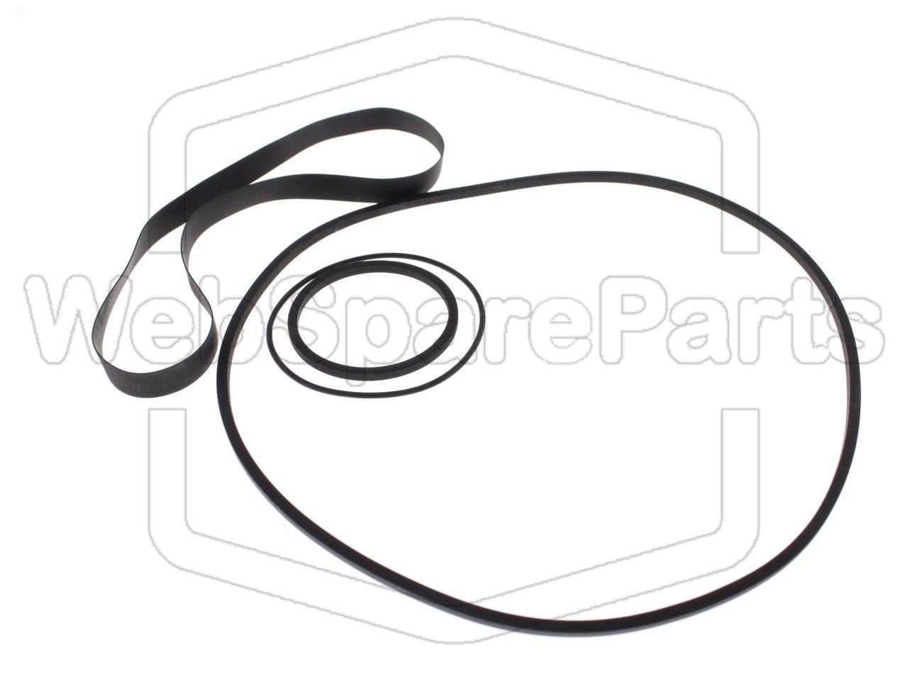 Hihnasarja ja varaosat videonauhurin korjaukseen Sharp VC-2300 G