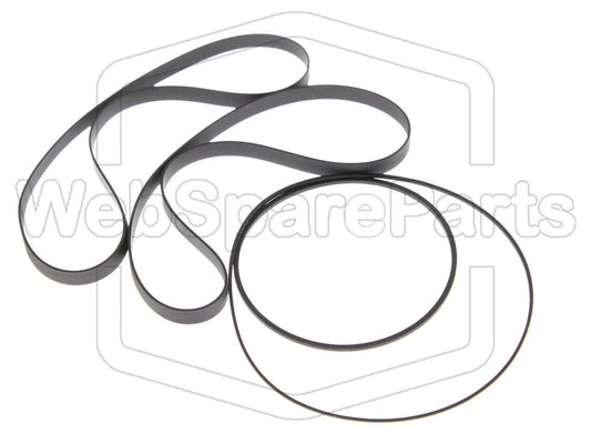 Varaosahihnasarja kaksoiskasettidekin Sony TC-W5