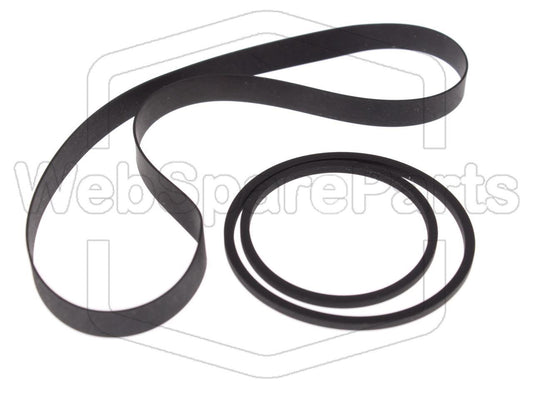 Hihnasarja ja varaosat videonauhurin korjaukseen Pathe Marconi VKE-312