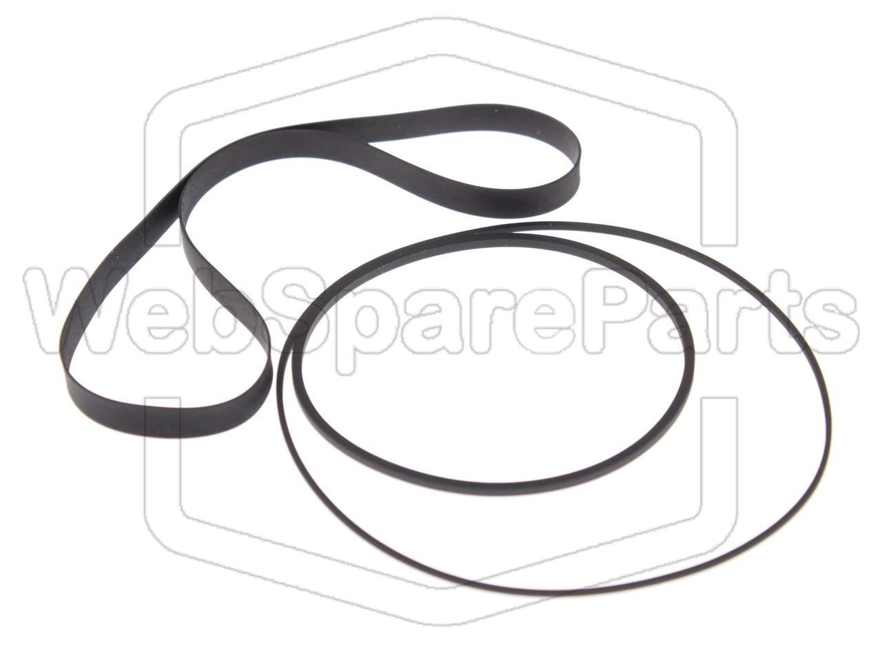 Hihnasarja kasettidekin hihnavetovaraosa Kenwood KX-650