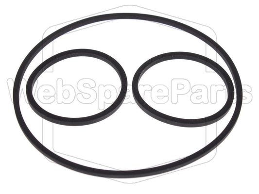 Hihnasarja ja varaosat videonauhurin korjaukseen Mitsubishi HS-337