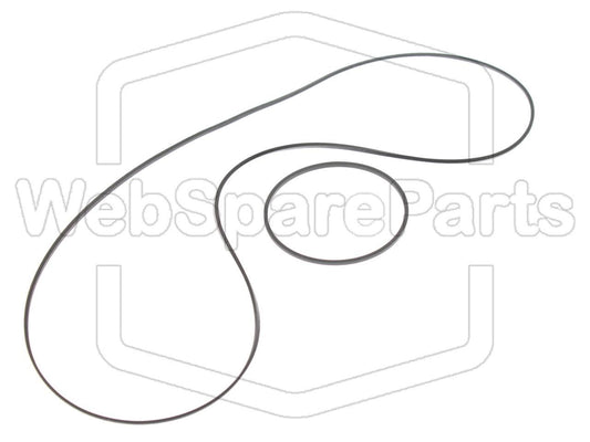 Hihnasarja auton kasettisoittimelle Pioneer KE-6300