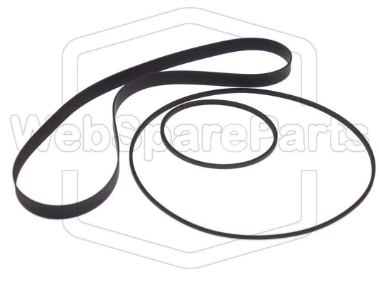 Hihnasarja kasettidekin hihnavetovaraosa Sony TC-K61