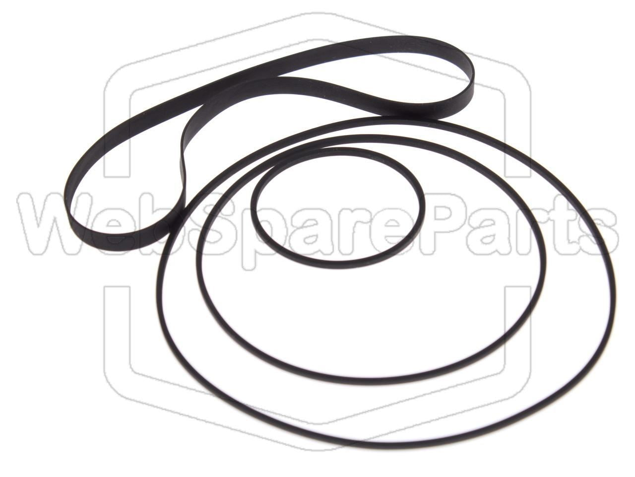 Hihnasarja kasettidekin hihnavetovaraosa Kenwood KX-500