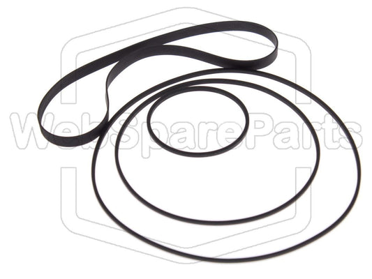 Hihnasarja kasettidekin hihnavetovaraosa Kenwood KX-500