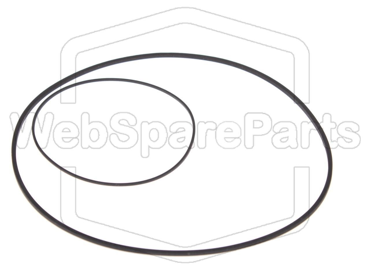 Hihnasarja kasettidekin hihnavetovaraosa Kenwood KX-700