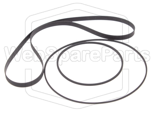 Hihnasarja kasettidekin hihnavetovaraosa Akai CS-M3