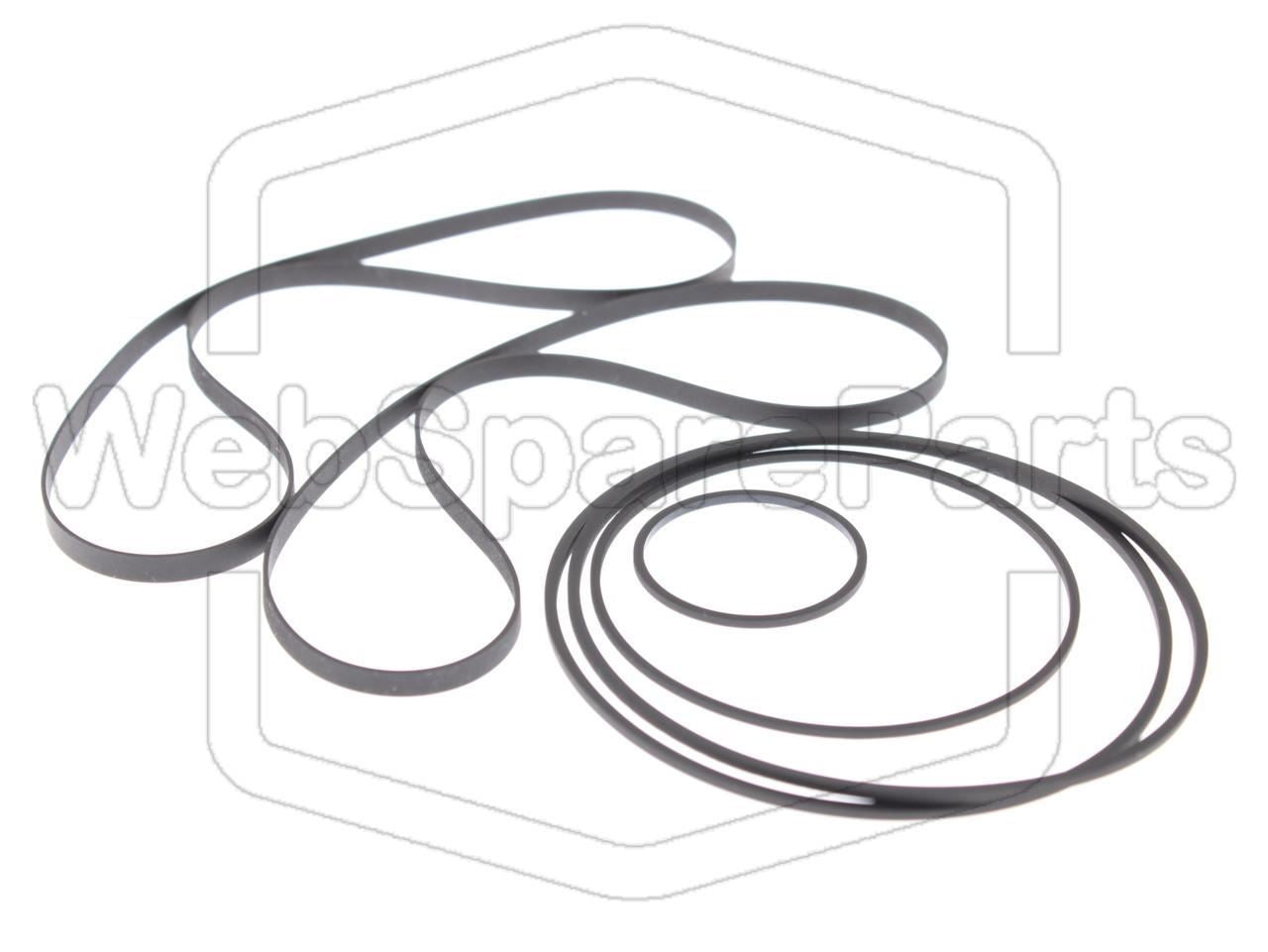 Varaosahihnasarja kaksoiskasettidekin Aiwa FX-W60