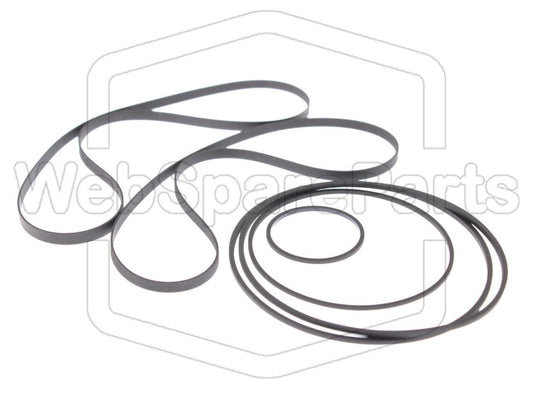 Varaosahihnasarja kaksoiskasettidekin Aiwa FX-W60