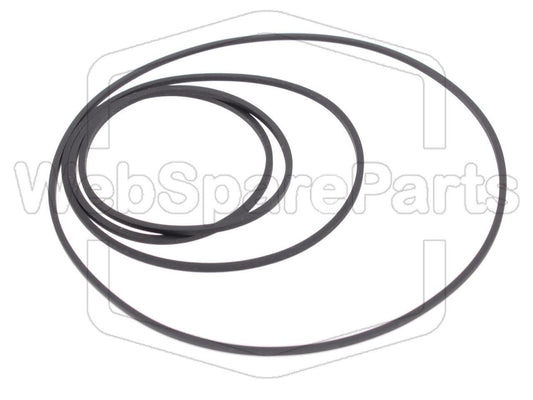 Varaosahihnasarja kaksoiskasettidekin Pioneer XR-J1500C