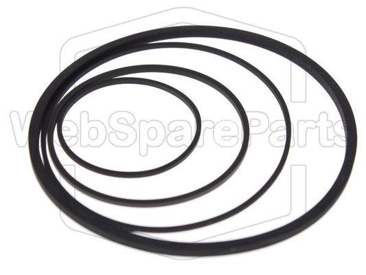 Hihnasarja ja varaosat videonauhurin korjaukseen Hitachi VT-8500