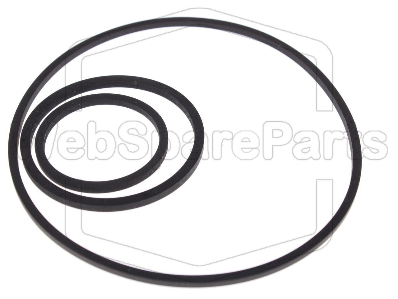 Hihnasarja ja varaosat videonauhurin korjaukseen Fisher FVH-P916 KV